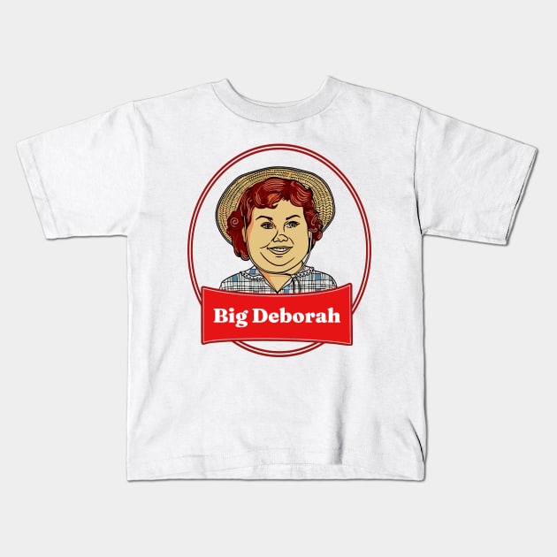 Funny-big-deborah Kids T-Shirt by SonyaKorobkova